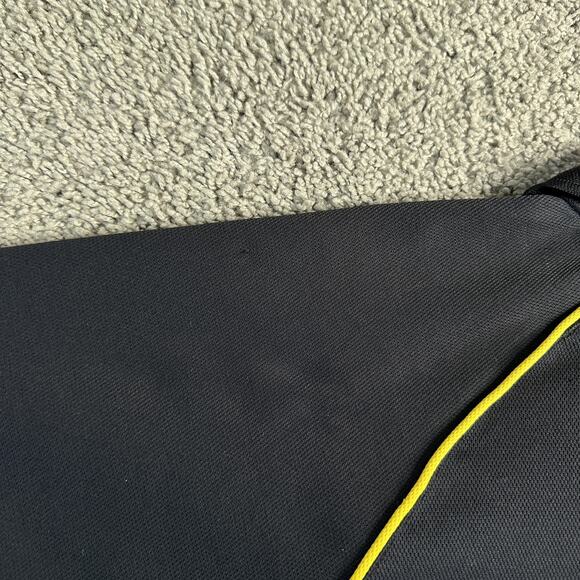 Iowa Hawkeyes Shirt Polo Mens Medium Black Yellow NCAA Football Team Starter - Picture 7 of 12